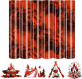 Tintnut Red Black Flame Heat Transfer Vinyl, stretch washable, suitable by Tintnut