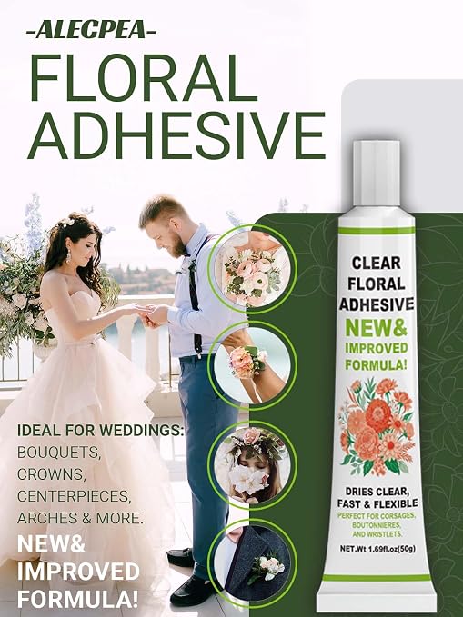 ALECPEA Floral Adhesive Glue, 50g - Image 5