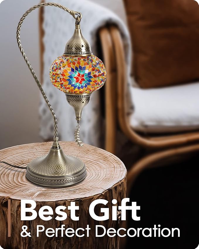 Yarra-Decor Turkish Moroccan Mosaic Table Lamp - Image 5