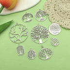 Valentine's Day Heart Charms Set, Decorative Rose and Flower Designs - Image 7