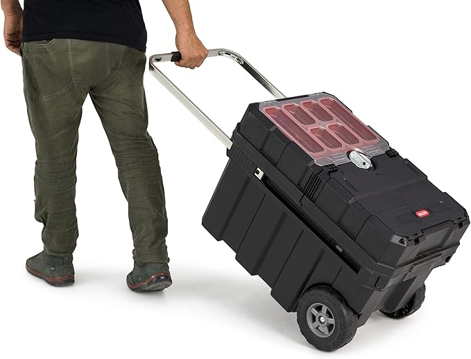 Keter Masterloader Resin Rolling Tool Box - Image 11