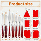 13PCS Palette Knife Set, Painting Spatula Collection - Image 2