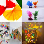 LUORNG 120 Pieces Colored Cellophane - Image 5