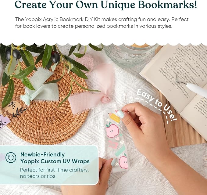 180 Pcs Acrylic Bookmark Blanks- 20 Set Bookmark Making Kit - Image 2