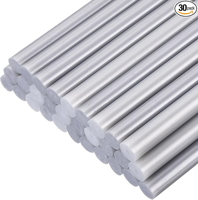 uxcell 30pcs Mini Hot Glue Gun Sticks 4-inch x 0.43-inch High Sticky Large Hot by uxcell