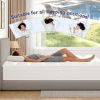 ELEMUSE Full Mattress Topper for Back Pain, Extra Thick Mattress Pad Cover - Image 5