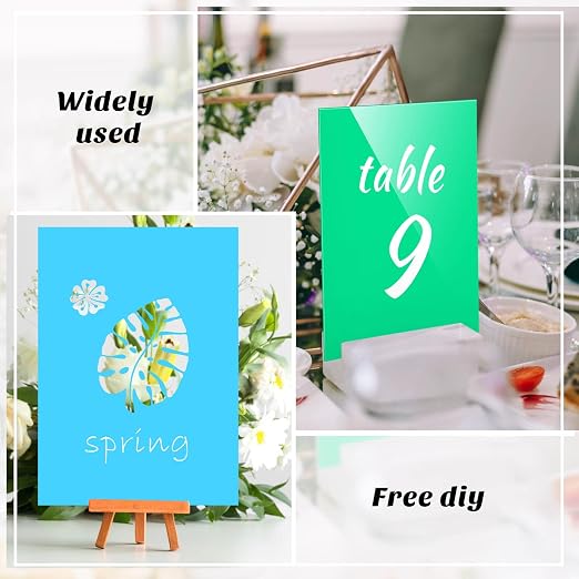 Remerry 24 Pcs 7 x 5 Inch Colored Acrylic Sheets, 12 Colors Opaque Panels - Image 6