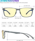 ANYLUV Blue Light Glasses Men, Relieve Eyestrain and Eye Protection, Al-Mg - Image 4