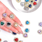 stino 40/48Pcs Paired Crystal Pendants Charms - Image 4