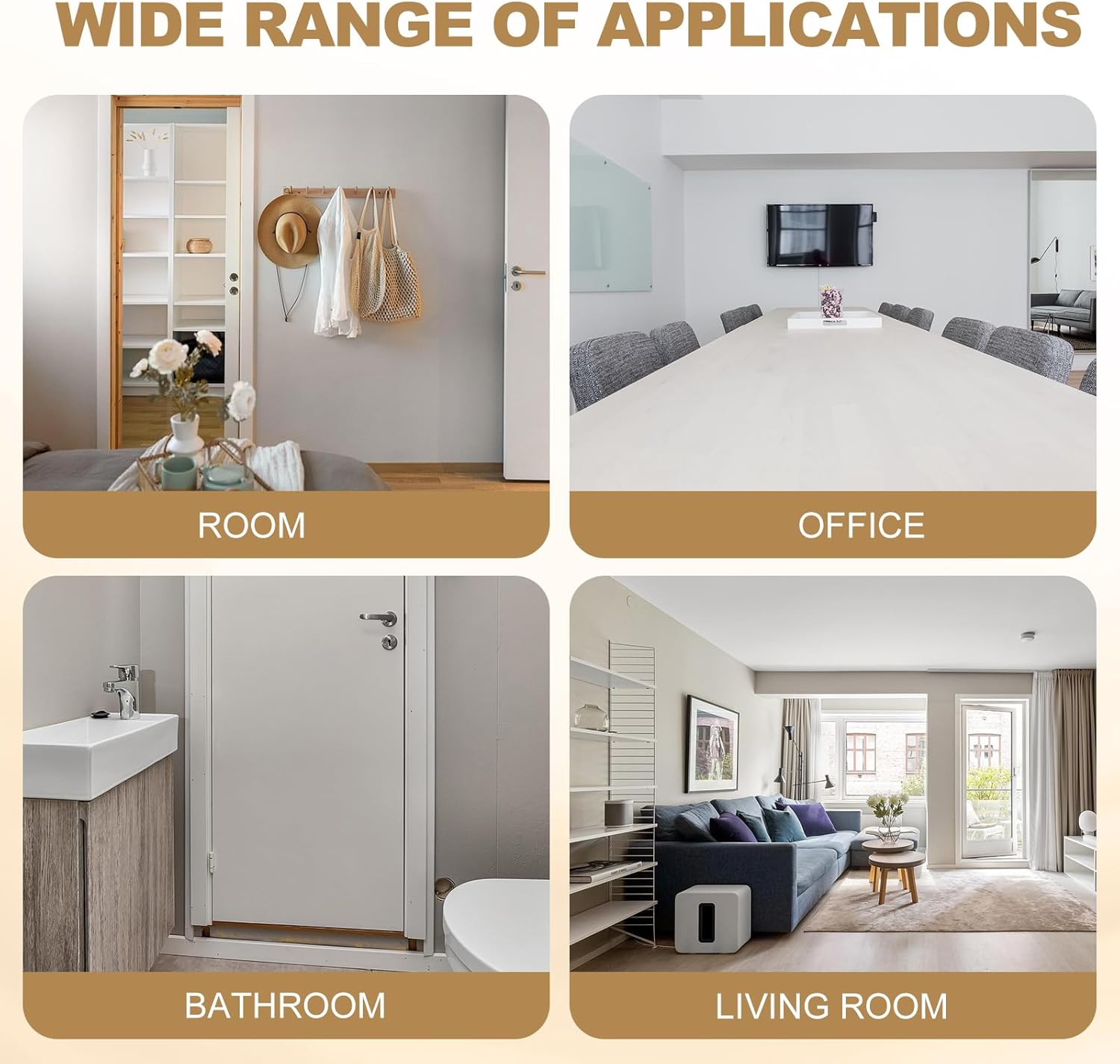 MECCANIXITY Magnetic Door Stoppers Stainless Steel Door Stops, Wall Floor Mounted Doors Holder Keep Doors Open for Home Office Closet (Gray)