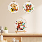Nuberlic Highland Cow Embroidery Kit 3 Pack Embroidery Kits - Image 7