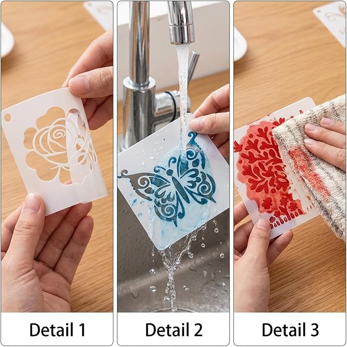 5 Inch Botanical Stencils for Painting - Image 9