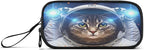 Cat Astronaut Pencil Case Box Boys Girls Large Pencil Pouch - Image 2