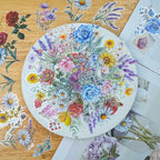 100 Pcs Natural Flower Stickers - Image 6