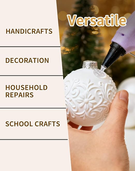 Full Size Hot Glue Sticks, 11.8" x 0.43" Clear Glue Gun Sticks | Perfect - Image 5