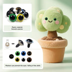 TOAOB 140pcs 18mm Colorful Safety Eyes - Image 3