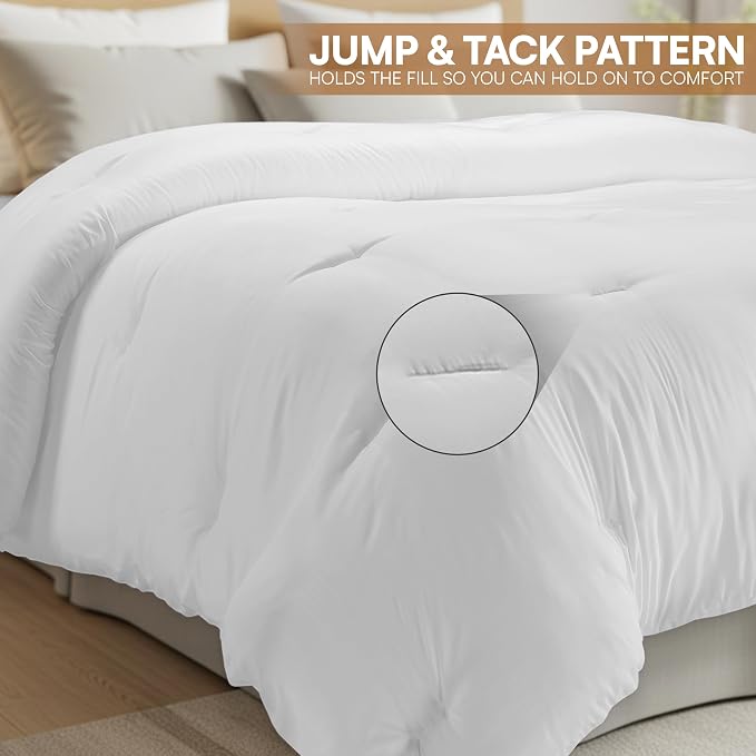 Utopia Bedding Comforters Queen Size, All Season Duvet Insert, Down Alternative - Image 7
