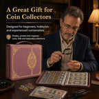 Coin Collection Book Holder for Collectors, 200 Pockets Collecting Album& 30 - Image 7