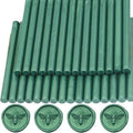 Wax Seal Sticks Pine Green, Mini Sealing Wax Gun Sticks Wedding Invitations by ONWINPOR