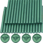 Wax Seal Sticks Pine Green, Mini Sealing Wax Gun Sticks Wedding Invitations by ONWINPOR