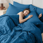 JOLLYVOGUE Full Comforter Set, Ultra-Soft Bed in a Bag Full Size 7 Pieces - Image 6