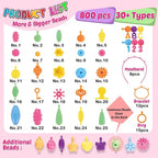 FUNZBO 850pcs Pop Beads - Image 2