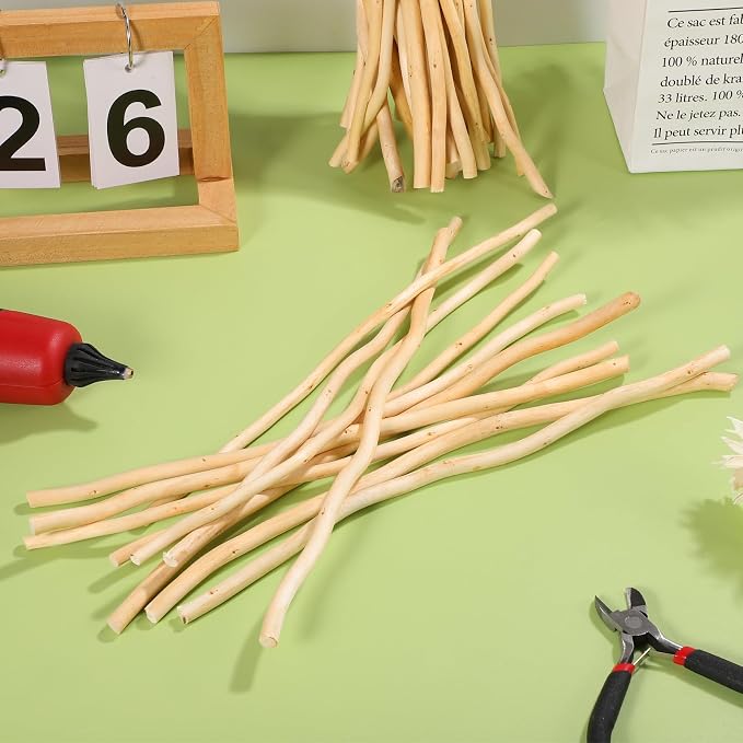 Natural Wood Sticks, Photo Props Home Decor and Party Displays - Image 8