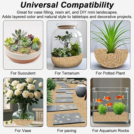 Succulent and Cactus Gravel Pebbles, Landscaping Pebbles, River Rocks, Garden - Image 7