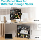 PEGZONE Clamp on Desk Pegboard, 16.5" x 12.6", - Image 5