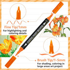 100-Pack Acrylic Paint Pens, Dual Tip - Image 2