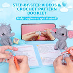 Crochet Kit for Beginner, Upgraded Easy Yarn Crochet Starter Kit w Step-by-Step - Image 2