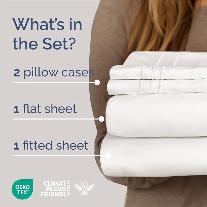 King Size 4 Piece Sheet Set - Image 2