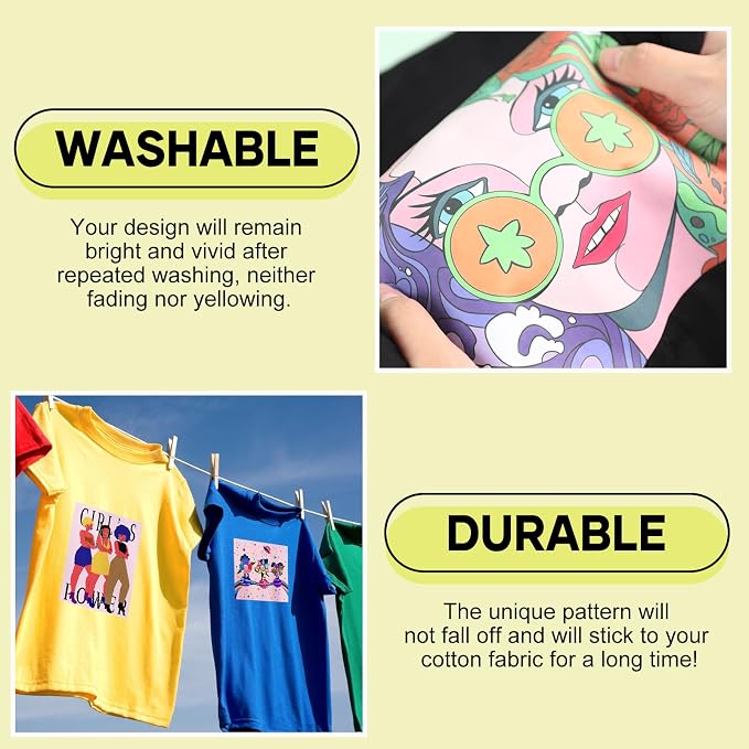 HTVRONT Sublimation HTV Sheets for Cotton Fabric - Image 5