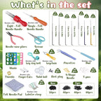 SOCNITC Needle Felting Kit for Beginners, Wool Roving 40 Rolls, Felting Needles - Image 2
