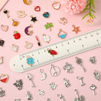 SANNIX 350Pcs Charm for Jewelry Making, Mixed Bulk Tibetan Silver Jewelry - Image 2