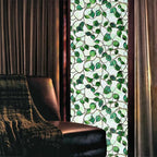 16"x118 Green Mosaic Stained Glass Double Side Window Films Art Decorative - Image 2