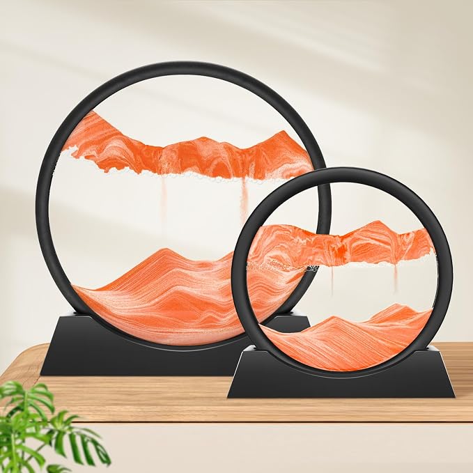 Wai Danie Moving Sand Art Picture Decor, 3D Deep Sea Sandscape Liquid Motion - Image 8