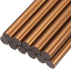 uxcell Mini Hot Glue Sticks for Glue Gun 11mm x 100mm Bronze Red 12pcs by uxcell