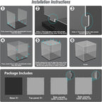 DuvinDD Acrylic Display Case for Collectibles Large Clear Lego Display Case - Image 7