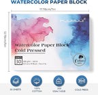 Watercolor Paper Block 5x7 Inch, Fuumuui 100% Cotton Watercolor Paper Pad of 30 - Image 4