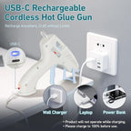 Cordless Hot Glue Gun, 20W Hot Glue Gun - Image 5