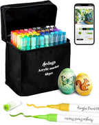 60 Colors Acrylic Paint Markers by YHC