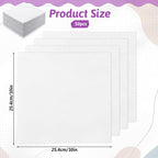 50 Pack 10-inch Cotton Fabric Squares, 10″ Precut Quilting Fabric Bundles - Image 2