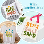 Tintnut Warm Fall Tone Heat Transfer Vinyl, easy cut & weed, stretch washable - Image 6