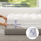 ELEMUSE Super/Olympic Queen Mattress Topper - Image 4
