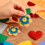 40 Pcs Felt Fabric Sheets 4 x 4 Inches Assorted Colors Felt Sheets - Image 4