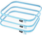 YQBRAO 3-Pack Large Clear Hard Shell Zipper Case, 1.2mm Rigid Toy & Cosmetic by Unknown