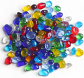 2 Lb Sea Glass for Crafts, 0.2-0.35" Gravel for Aquarium, Fish Tank, Freshwater by KUKUBAGS