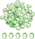 MECCANIXITY 50Pcs Acrylic Oval Gems 13x18 mm Flat Back Artificial Rhinestones by MECCANIXITY