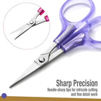 Beaditive High Precision Detail Scissors Set Sharp, Fine Tips | Paper Cutting - Image 2